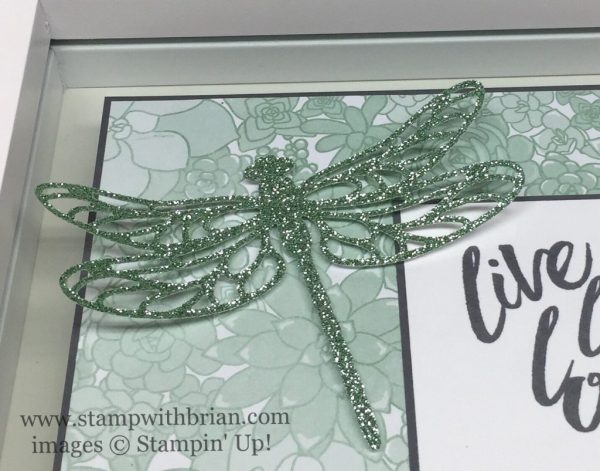 Layering Love, Detailed Dragonfly Thinlits Dies, Succulent Garden Designer Series Paper, 6 x 6 Glimmer Paper, Stampin' Up!, Brian King, GDP075, DIY home decor Layering Love, Detailed Dragonfly Thinlits Dies, Succulent Garden Designer Series Paper, 6 x 6 Glimmer Paper, Stampin' Up!, Brian King, GDP075, DIY home decor