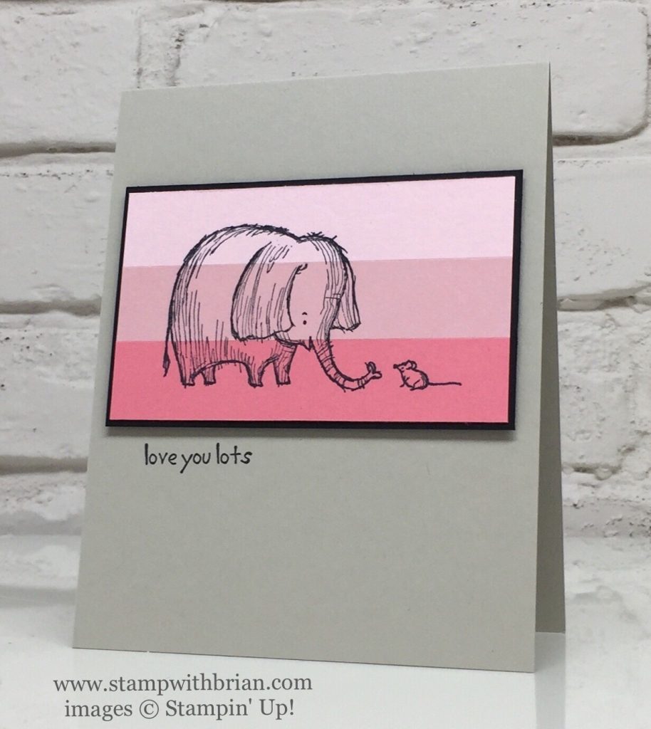 Love You Lots, Stampin' Up!, Brian King, FMS273, Valentine's Day card