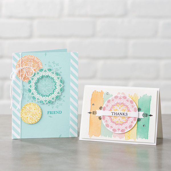 Make a Medallion Samples, Stampin' Up!, Brian King