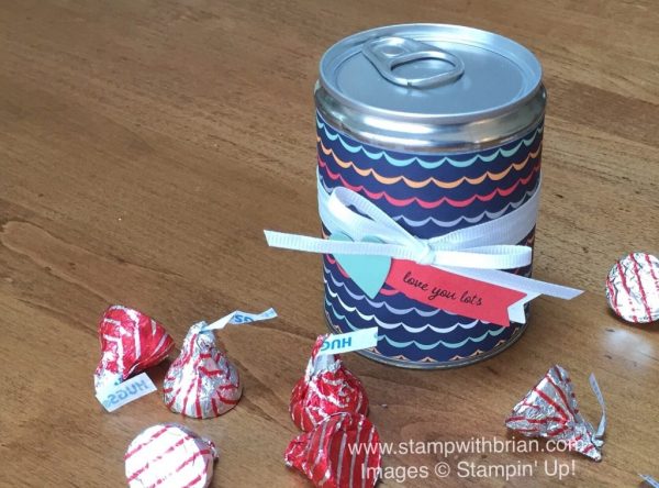 Tutorial - Valentine's Day Treat Can, Stampin' Up!, Brian King