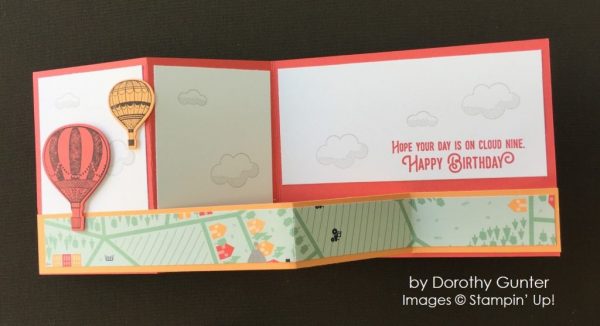 by Dorothy Gunter, Stampin' Up! swap, bithday card