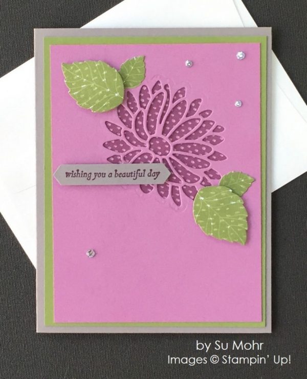 by Su Mohr, Stampin' Up! swap, thinking of you card