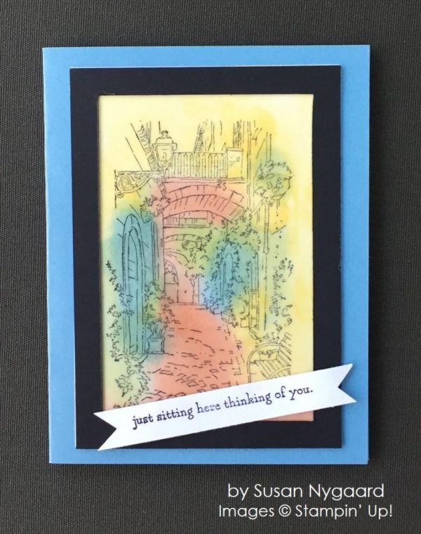 by Susan Nygaard, Stampin' Up! swap, Mediterranean Moments