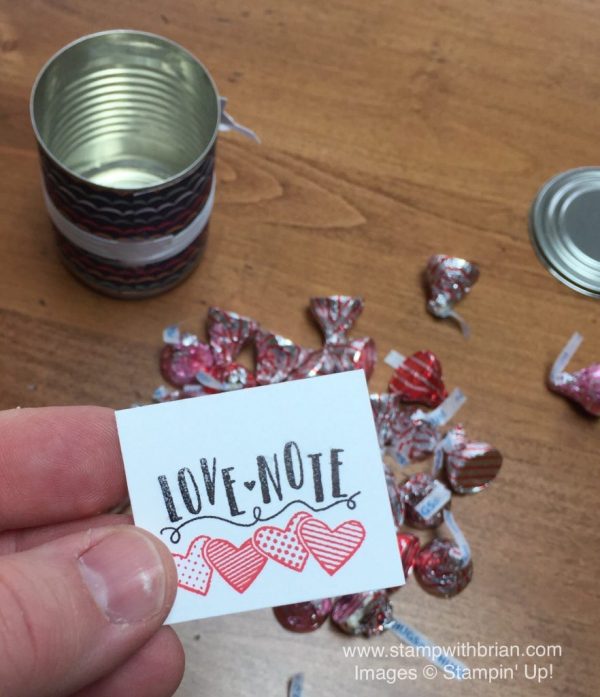Tutorial - Valentine's Day Treat Can, Stampin' Up!, Brian King