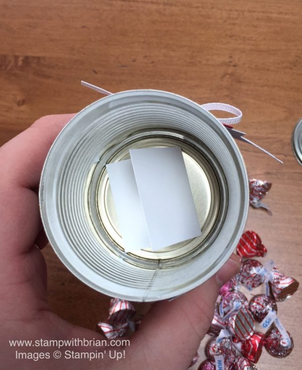 Tutorial - Valentine's Day Treat Can, Stampin' Up!, Brian King