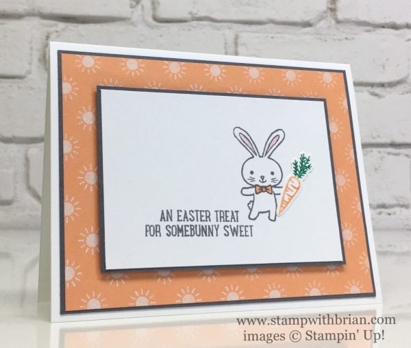 Basket Bunch Bundle, Stampin' Up!, Brian King, Easter card