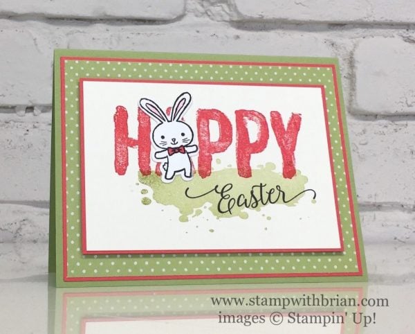 Basket Bunch, Happy Celebrations, Suite Sentiments, Stampin' Up!, Brian King, Easter card