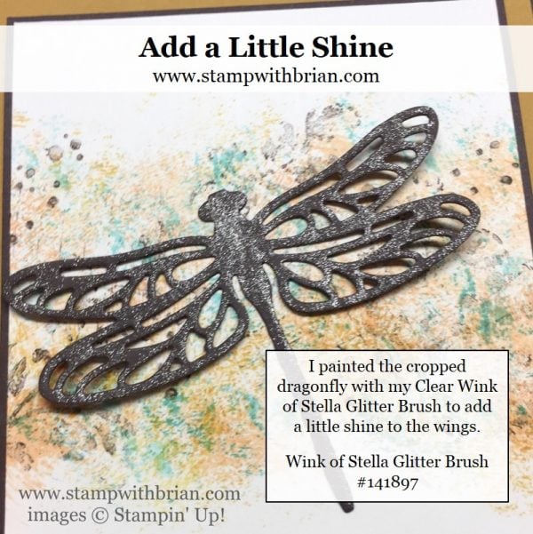 Use Wink of Stella Glitter Brush to add the right touch of glitter, Stampin 'Up!, Brian King Use Wink of Stella Glitter Brush to add the right touch of glitter, Stampin 'Up!, Brian King