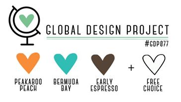 Stampin' Up! Color Inspiration: Peekaboo Peach, Bermuda Bay, Early Espresso