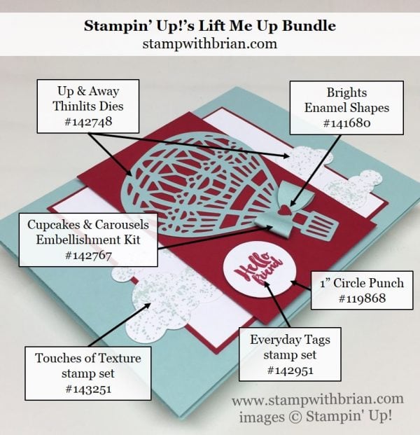 Lift Me Up Bundle, Everyday Tags, Touches of Texture, Stampin' Up!, Brian King, FMS279 Lift Me Up Bundle, Everyday Tags, Touches of Texture, Stampin' Up!, Brian King, FMS279