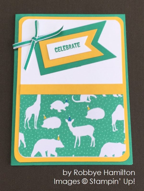 by Robbye Hamilton, Stampin' Up! swap card