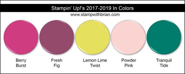 Stampin' Up! 2017-2019 In Colors, Brian King Stampin' Up! 2017-2019 In Colors, Brian King
