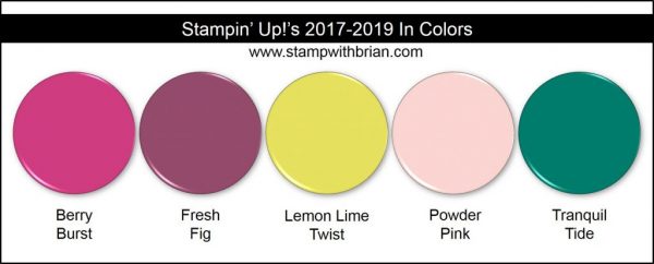 Stampin' Up! 2017-2019 In Colors, Brian King