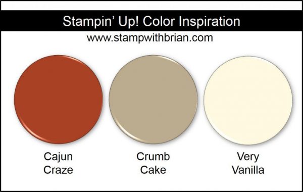 Stampin' Up! Color Inspiration: Cajun Craze, Crumb Cake, Very Vanilla Stampin' Up! Color Inspiration: Cajun Craze, Crumb Cake, Very Vanilla