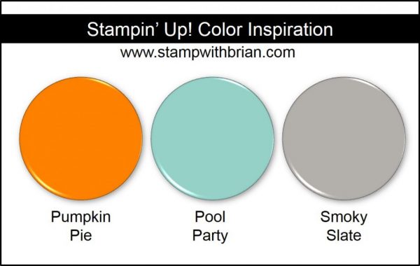 Stampin' Up! Color Inspiration: Pumpkin Pie, Pool Party, Smoky Slate