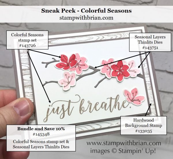 Colorful Seasons, Hardwood, Seasonal Layers Thinlits Dies, Stampin' Up!, Brian King