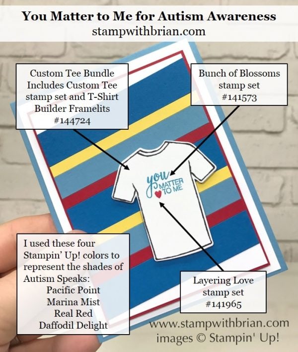 Custom Tee, T-Shirt Builder Framelits, Bunch of Blossoms, Stampin' Up!, Brian King