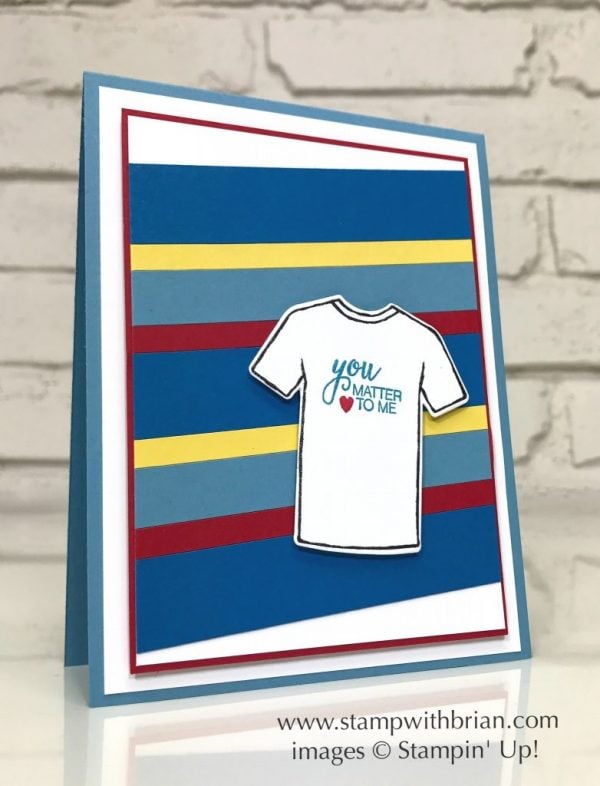 Custom Tee, T-Shirt Builder Framelits, Bunch of Blossoms, Stampin' Up!, Brian King