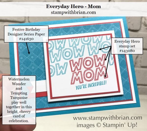 Everyday Hero, Stampin' Up!, Brian King