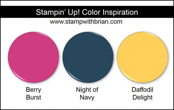 Stampin' Up! Color Inspiration: Berry Burst, Night of Navy, Daffodil Delight Stampin' Up! Color Inspiration: Berry Burst, Night of Navy, Daffodil Delight