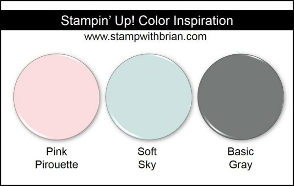 Stampin' Up! Color Inspiration: Pink Pirouette, Soft Sky, Basic Gray
