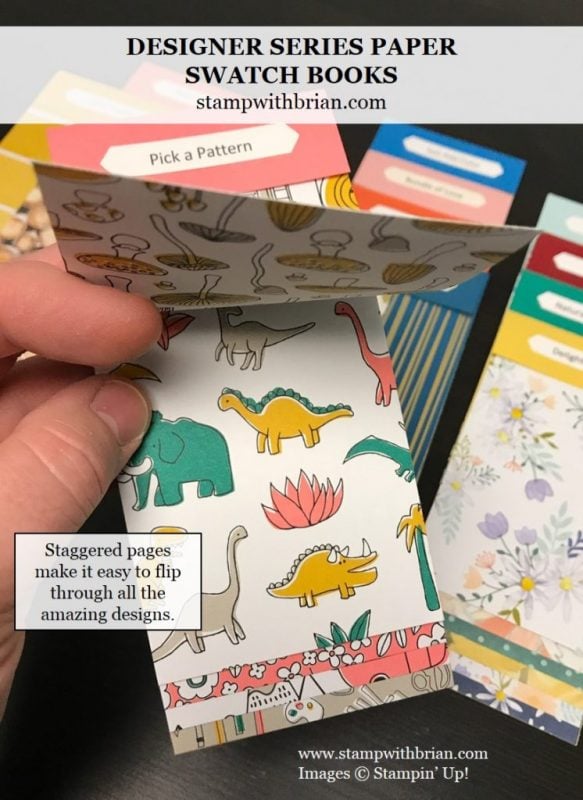 Designer Series Paper Swatch Books, stampwithbrian.com Designer Series Paper Swatch Books, stampwithbrian.com