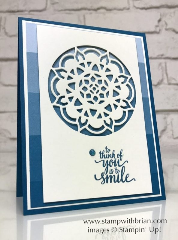 Eastern Beauty, Eastern Medallions Thinlits Dies, Color Theory Designer Series Paper Stack, Stampin' Up!, Brian King