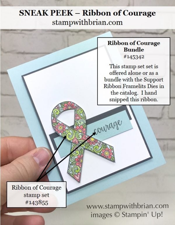 Ribbon of Courage, Stampin' Up!, Brian King, FMS286