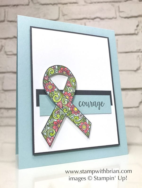 Ribbon of Courage, Stampin' Up!, Brian King, FMS286