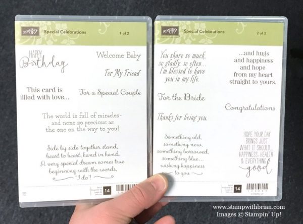 Special Celebrations, Stampin' Up!