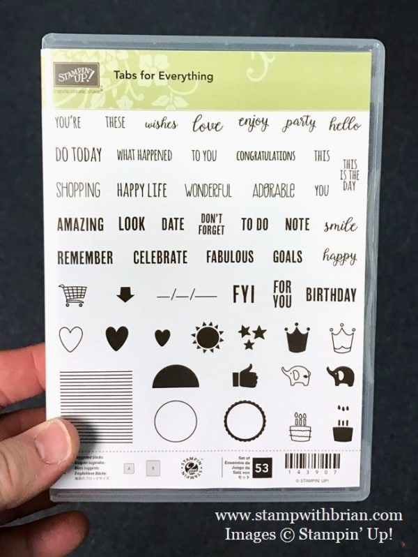 Tabs for Everything, Stampin' Up!