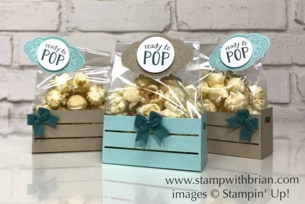 Wood Crate Framelits, Ready to Pop, Baby Shower Favors, Stampin' Up!, Brian King Wood Crate Framelits, Ready to Pop, Baby Shower Favors, Stampin' Up!, Brian King
