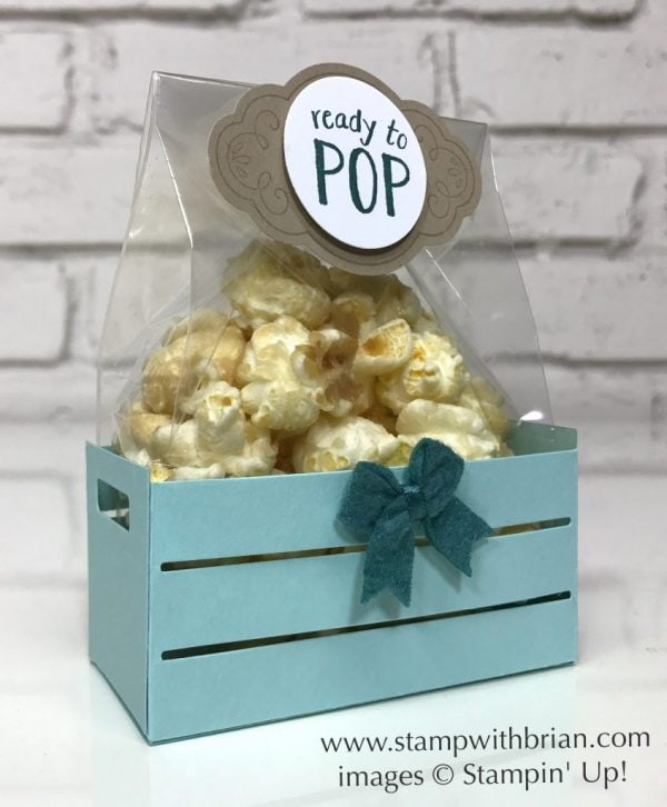 Wood Crate Framelits, Ready to Pop, Baby Shower Favors, Stampin' Up!, Brian King