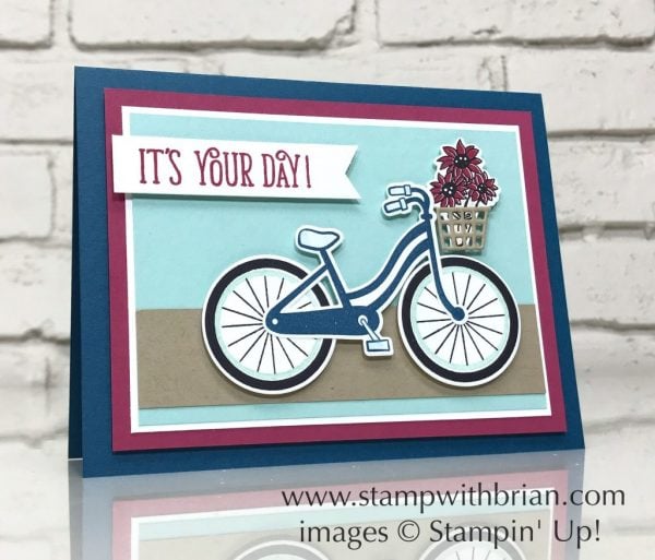 Bike Ride, Happy Birthday Gorgeous, Stampin' Up!, Brian King, GDP092