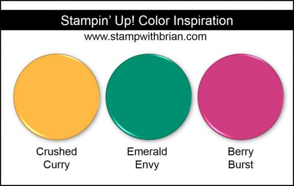 Stampin' Up! Color Inspiration: Crushed Curry, Emerald Envy, Berry Burst Stampin' Up! Color Inspiration: Crushed Curry, Emerald Envy, Berry Burst