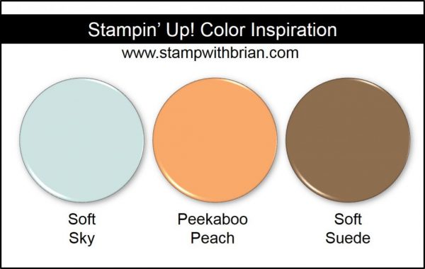 Stampin' Up! Color Inspiration: Soft Sky, Peekaboo Peach, Soft Suede