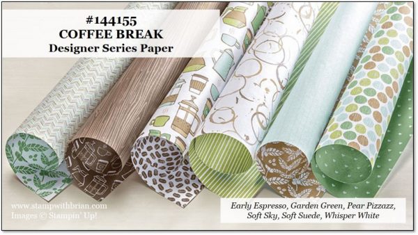 Coffee Break Designer Series Paper, Stampin' Up!
