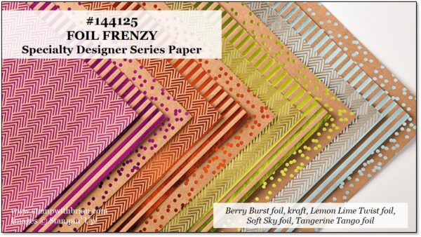 Foil Frenzy Specialty Designer Series Paper, Stampin' Up!