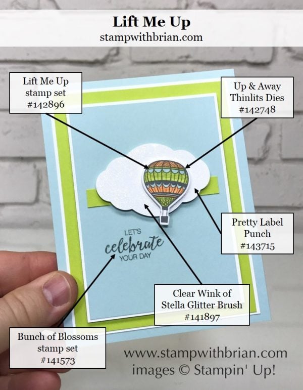 Lift Me Up, Bunch of Blossoms, Stampin' Up!, Brian King, CTS231 Lift Me Up, Bunch of Blossoms, Stampin' Up!, Brian King, CTS231