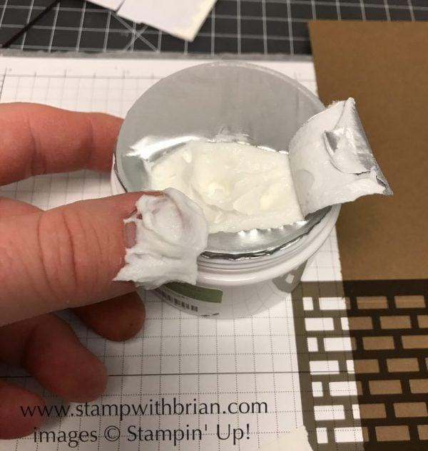 Quick Tip: Don't stick your finger right into the paste to remove the protective covering