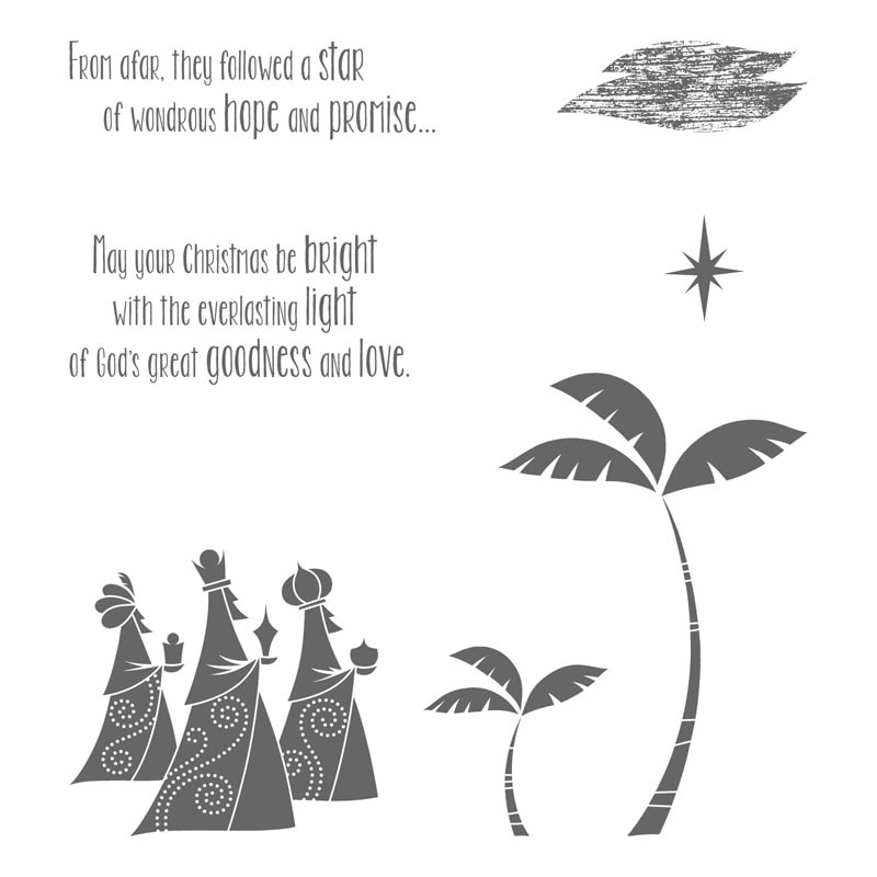Wise Men from Afar, Stampin' Up!, 144875 Wise Men from Afar, Stampin' Up!, 144875
