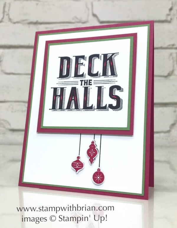 Carols of Christmas, Stampin' Up!, Brian King, Christmas card Carols of Christmas, Stampin' Up!, Brian King, Christmas card