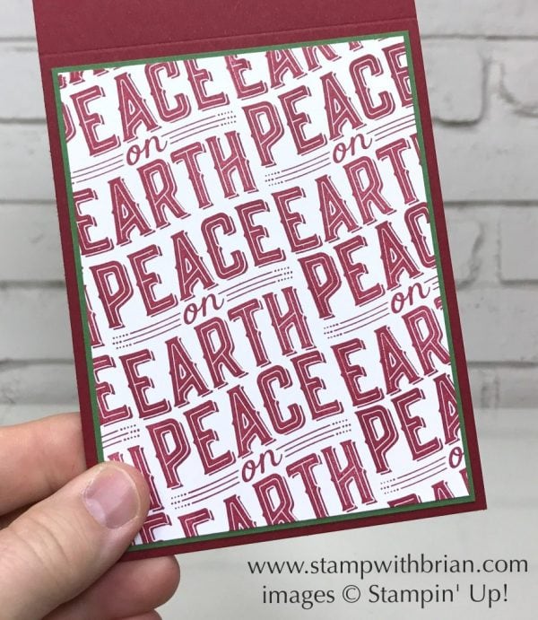 Carols of Christmas, Stampin' Up!, Brian King, Christmas card