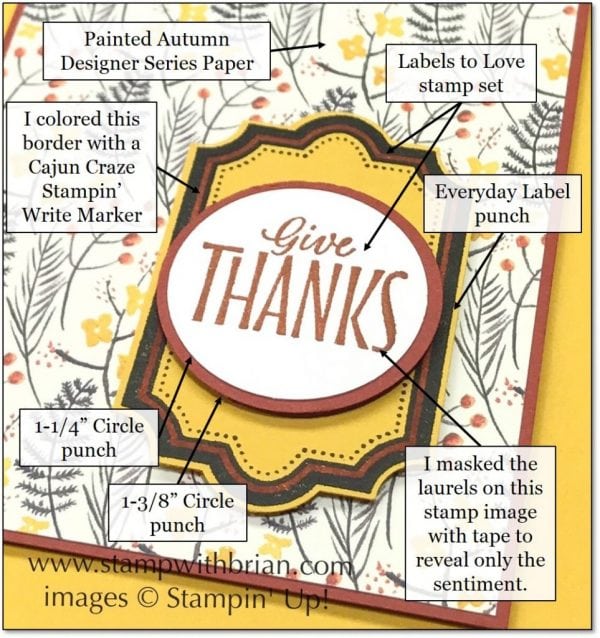 Labels to Love, Everyday Label Punch, Painted Autumn Designer Series Paper, Stampin' Up! Labels to Love, Everyday Label Punch, Painted Autumn Designer Series Paper, Stampin' Up!