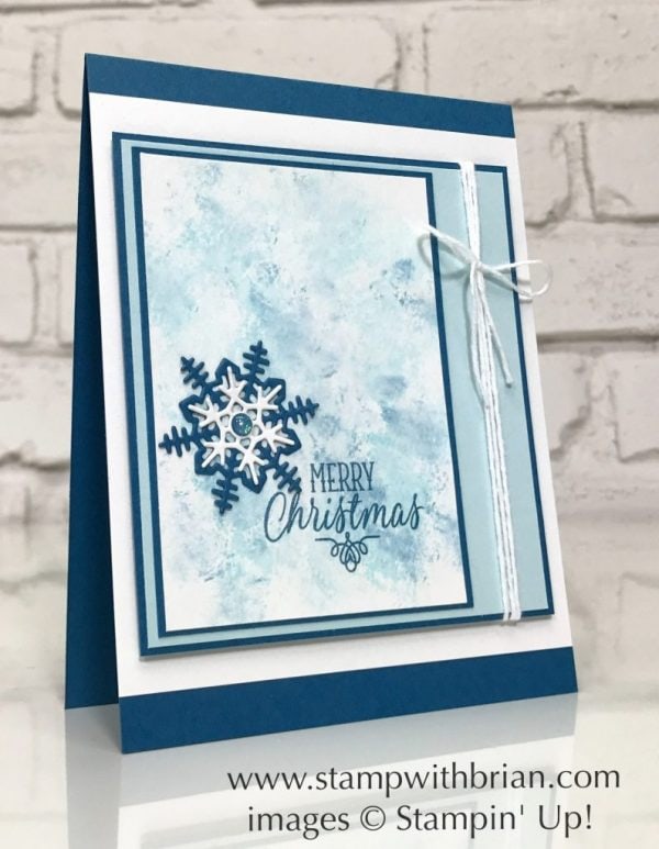 Seasonal Layers Thinlits, Hang your Stocking, Stampin' Up!, Brian King, Christmas card