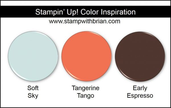 Stampin' Up! Color Inspiration: Soft Sky, Tangerine Tango, Early Espresso Stampin' Up! Color Inspiration: Soft Sky, Tangerine Tango, Early Espresso