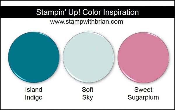 Stampin' Up! Color Inspiration: Island Indigo, Soft Sky, Sweet Sugarplum