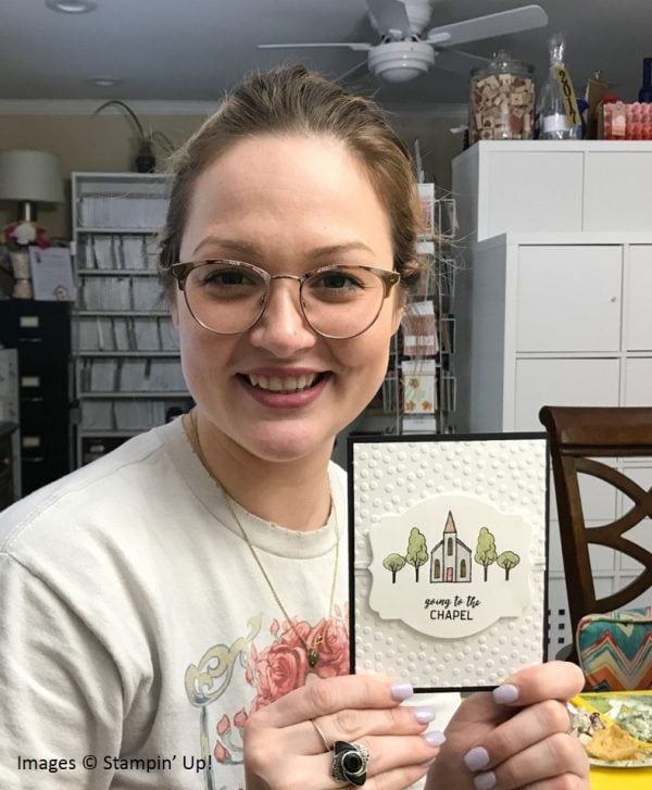 Caitlin, Candy Hearts card swap