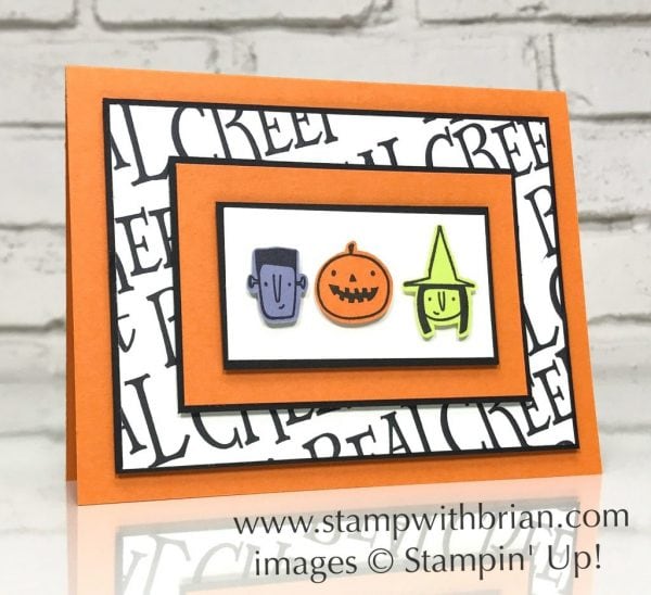 Creep it Real, Stampin' Up!, Brian King, Halloween card
