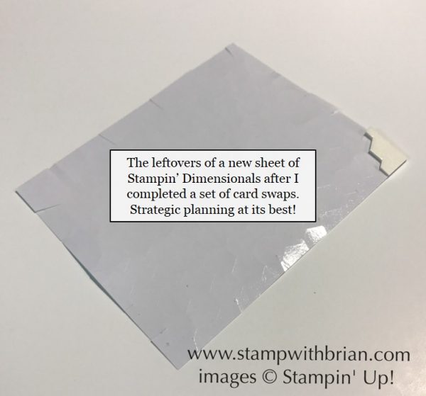 Stampin' Dimensionals - perfect planning